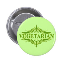 Fancy In Green - Vegetarian buttons