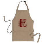 Fancy Letter E aprons