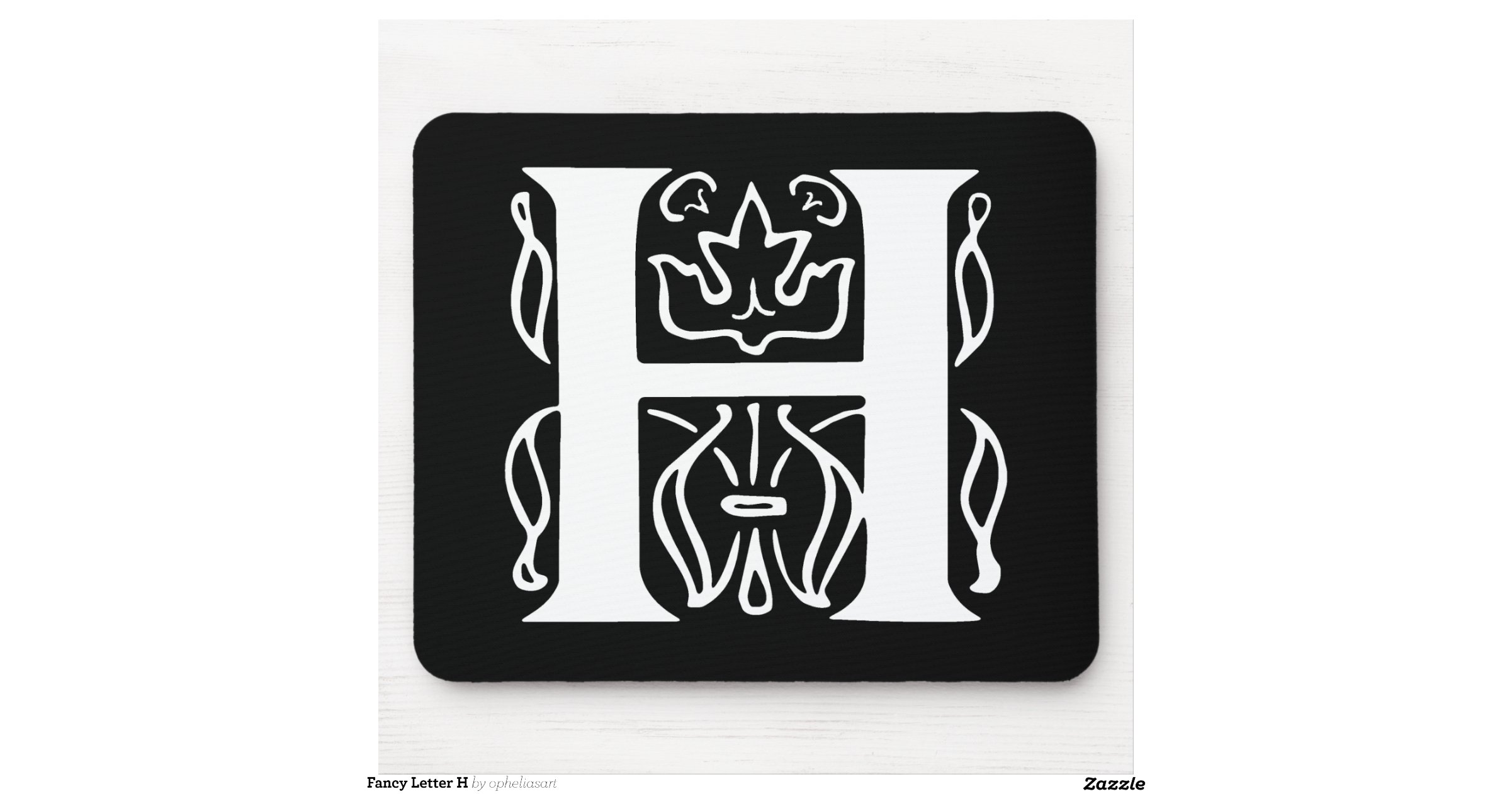 Fancy Letter H | Zazzle