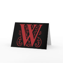 Fancy Letter W