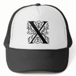 Fancy Letter X hats