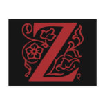 Fancy Letter Z postcards