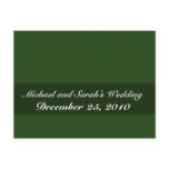 Fancy light green circles on green background post card