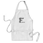 Fancy Monogram: Frances aprons