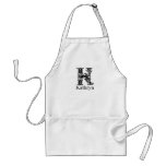 Fancy Monogram: Kathryn aprons
