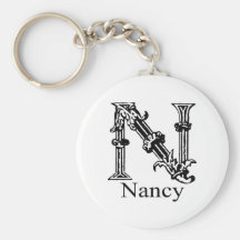 Fancy Monogram: Nancy Key Chains