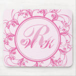 Fancy Monogrammed Mouse Pad mousepads
