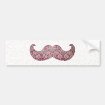 Fancy moustache bumper stickers