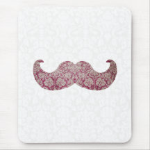 Fancy moustache mousepad