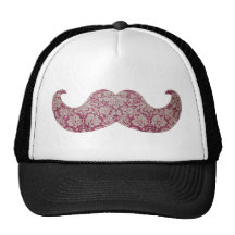 Fancy moustache trucker hats