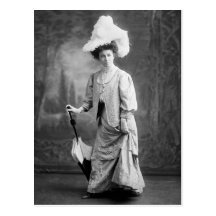 Fancy Outfit, early 1900s Post Cards