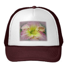 Fancy Pink Daylily Blossom Hat