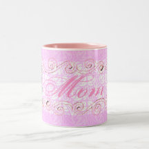 Fancy Pink Mum Coffee Mugs