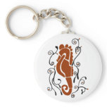 Fancy sea horse key chain keychains
