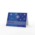 Fancy Snowflake Christmas! cards