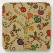Fancy Tree Drink Coasters