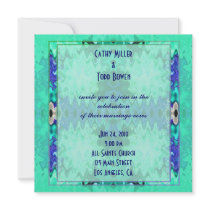 fancy turquoise blue wedding