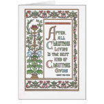 Fancy Vines and Fruit Vintage Christmas cards