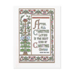 Fancy Vines and Fruit Vintage Christmas postcards