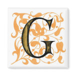 Fancy Vintage Letter ‘G’ - Magnet