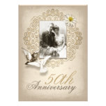 fancy wedding anniversary invitation