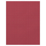 Fancy white circles on red background flyers