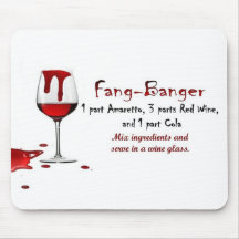 Fang-Banger Drink Recipe Mousepad