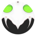 Fang Face Smiley stickers