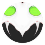 Fang Face Smiley stickers