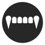 Fangs Sticker