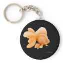 Fantail Goldfish keychains