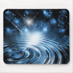 Fantasky sky reflecting in water ripple mousemat
