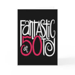 Fantastic at 50 Black Card