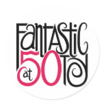 Fantastic at 50 Sticker