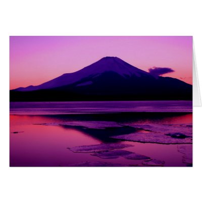 Fantastic Fuji Greeting Card by cooljapan