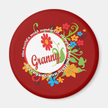 Fantastic Granny Fridge Magnet