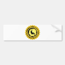 Fantastic Mountain Climbing Seal Bumper Sticker