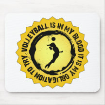 Fantastic Volleyball Seal (Female) Mousemat