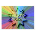 Fantastic Work ACEO Trading Card business cards