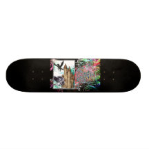 fantasy animals Pegasus skateboard