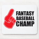 Fantasy Baseball Champ mousepads