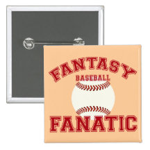 Fantasy Baseball Fanatic Pinback Buttons