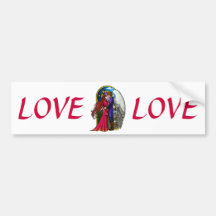 Fantasy Couple Bumper Sticker