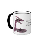 Fantasy Creature Pink Purple Mugs