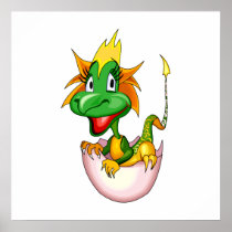 Fantasy Cute Baby Dragon