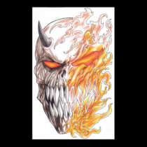 Fantasy Demonic Art Head Poster posters