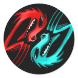 Fantasy dragon stickers