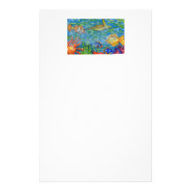 Fantasy Fish Tank Art Custom Stationery
