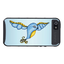 Fantasy Flying Blue Bird iPhone 5 Cover