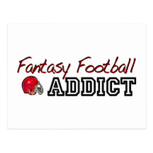 Fantasy Football Addict Postcard